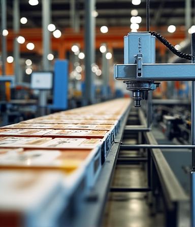 Niestandardowa maszyna pakująca w trakcie testów laboratoryjnych